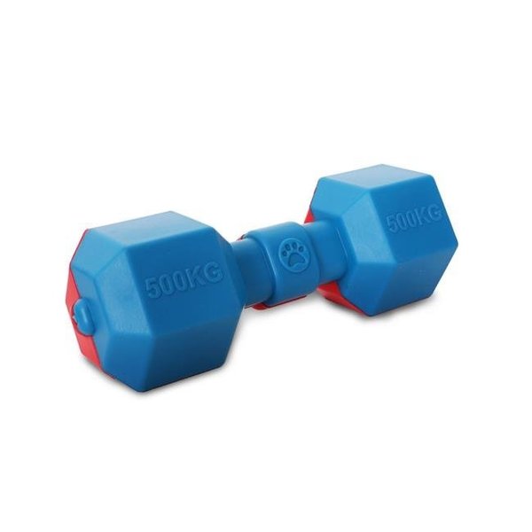 Pet Life Pet Life DT16RDB Dumbbell Durable Water Floating Chew & Fetch Dog Toy; Red & Blue - One Size DT16RDB